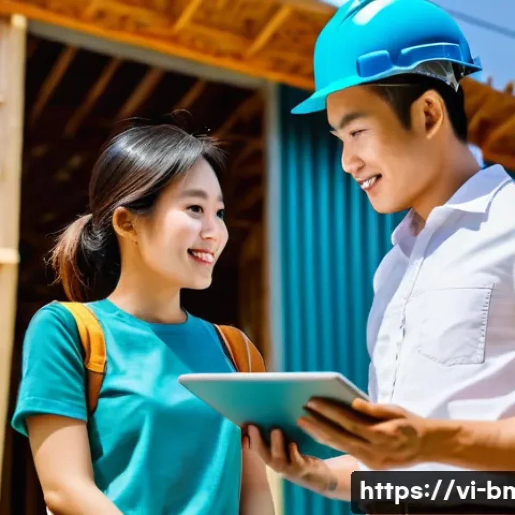 건축자재 블로그 운영 노하우 - **Prompt 1: A Young Vietnamese Couple Planning Their Dream Home with Sustainable Materials**
    A h...
