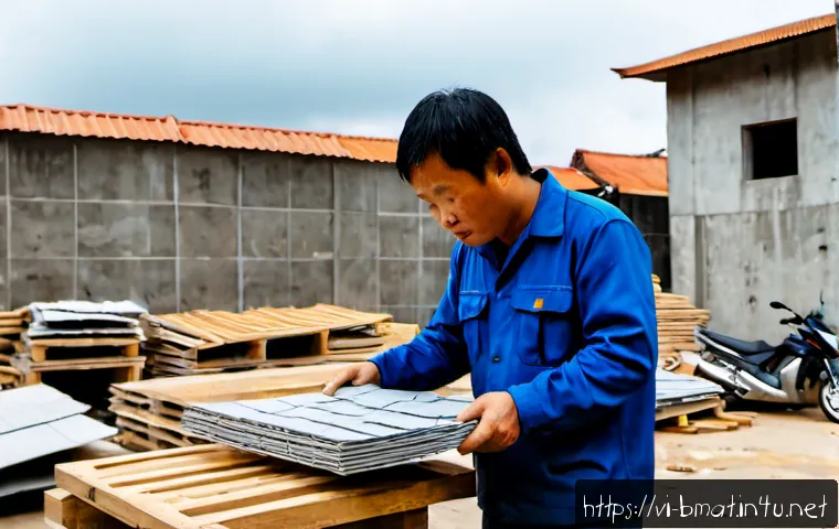 Home 17 건축자재 마케팅에서의 실패 사례 분석 - Photorealistic construction materials marketing failure scene in Vietnam, a frustrated Vietnamese bu...